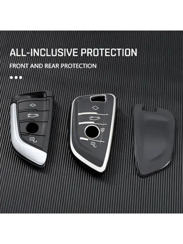TPU Sleutelhoesje voor Bmw zwart B4A