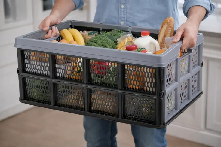 Vouwkrat 32L – Opvouwbare Opbergkrat