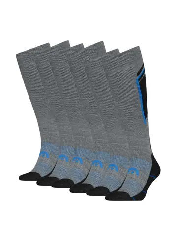 6 paar - Unisex - Skisokken