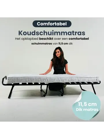 Troonz Opklapbed Morena - 90 x 200 cm - Set