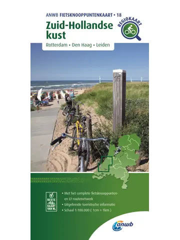 ANWB Knooppuntenkaart 18 Zuid-Hollandse Kust
