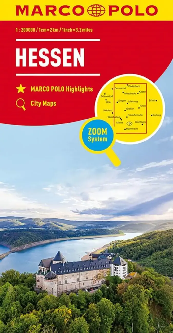 Marco Polo wandelkaart Hessen