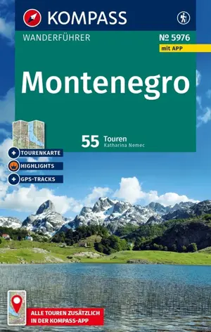 Kompass Wanderführer 5976 Montenegro