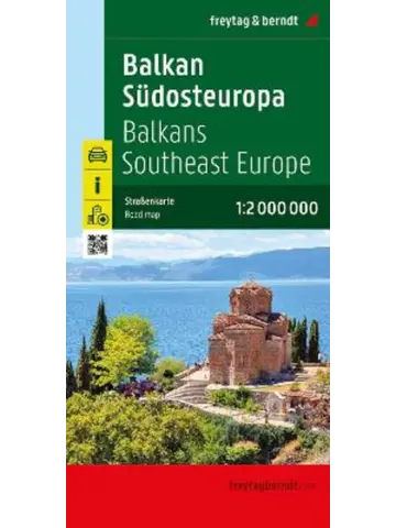 Wegenkaart Balkan - Zuidoost-Europa