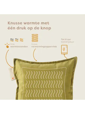 Pleafs Warmtekussen 45x45cm Plush