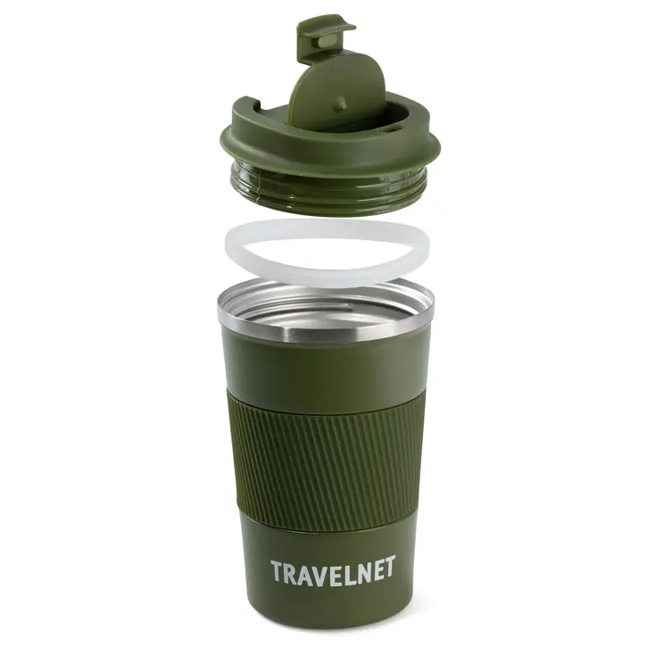 Travelnet thermosbeker voor onderweg - 380 ml