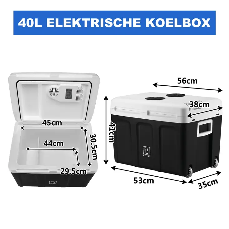 Elektrische Koelbox – 40L – 12V/230V