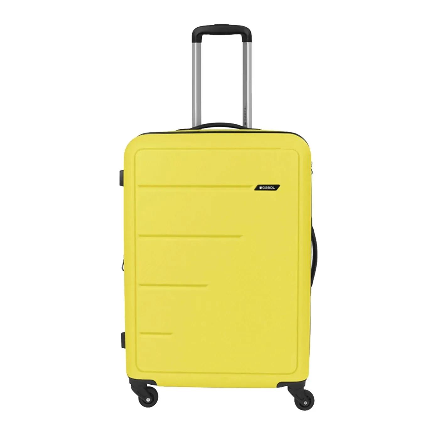 Gabol  Future Medium Trolley Expandable yellow  Geel main product image