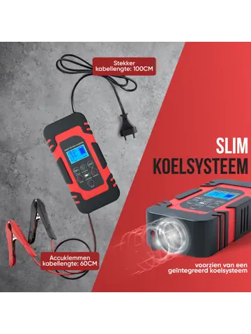 Acculader 12/24V - 4/6/8A