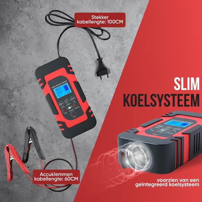 Strex Acculader 12/24V - 4/6/8A