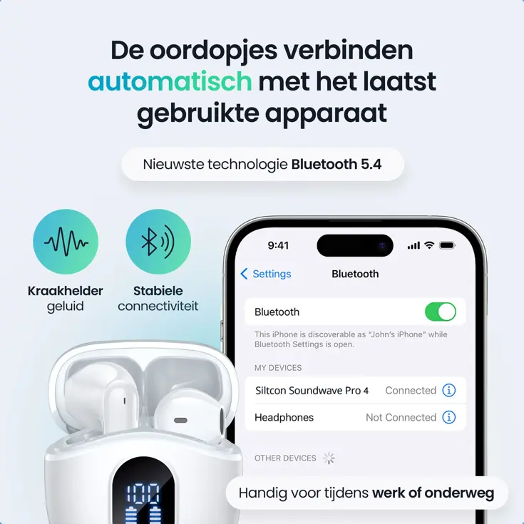 SoundWave Pro 4 - Oordopjes - ENC & BT 5.4