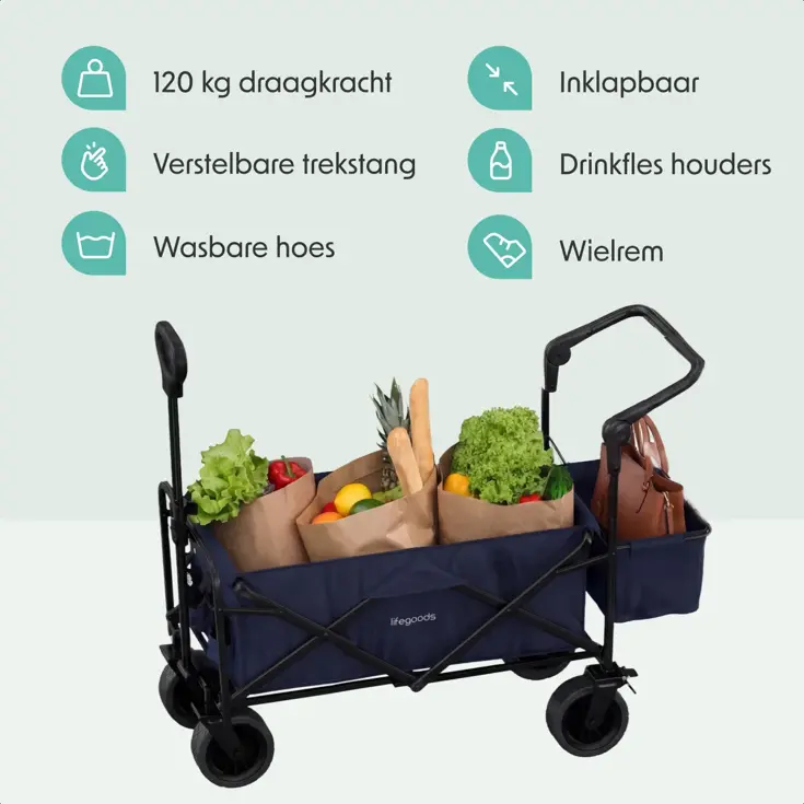 Bolderkar – Tot 120KG – 90L