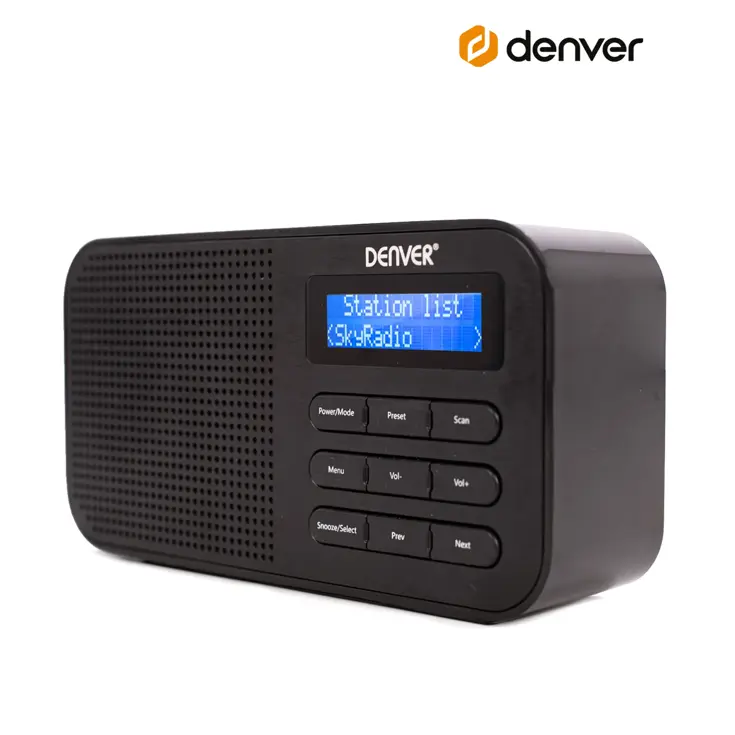 DAB+/FM Radio Alarmfunctie Werkt op AA-batterijen