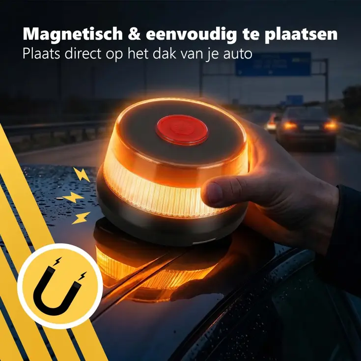 V16 noodlamp met GPS