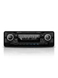 1-DIN Retro Autoradio Zwart Bluetooth USB-C