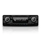 1-DIN Retro Autoradio Zwart Bluetooth USB-C