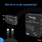 Snellader 35W USB-A & USB-C Met Kabel