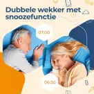 Wekker FM-radio Wakeuplight Snoozefunctie
