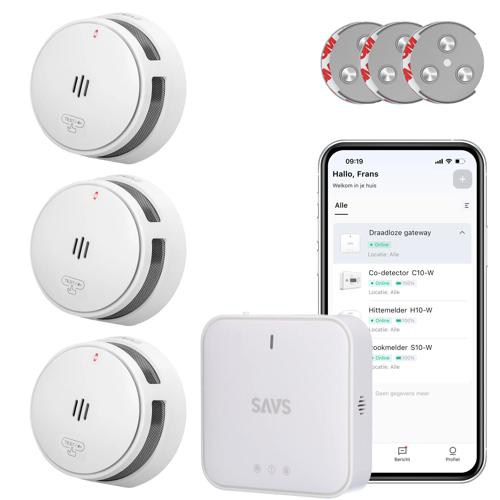 LinkSmart bundel 3 Rookmelders, 1 Gateway