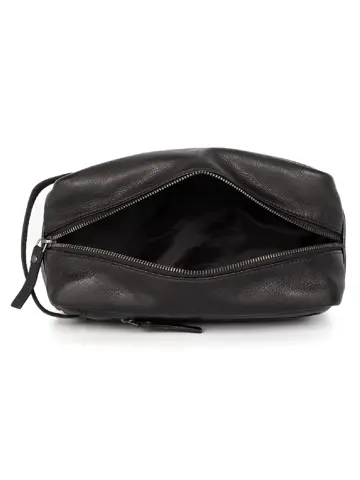 Pecos - Leren toilettas - 4 insteekvakken