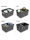 Sigma home - Opbergbox - 13L - 6-delig