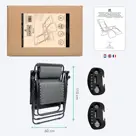 LifeGoods Opvouwbare Tuinstoel
