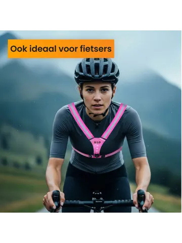 Hardloopvest met verlichting oplaadbaar