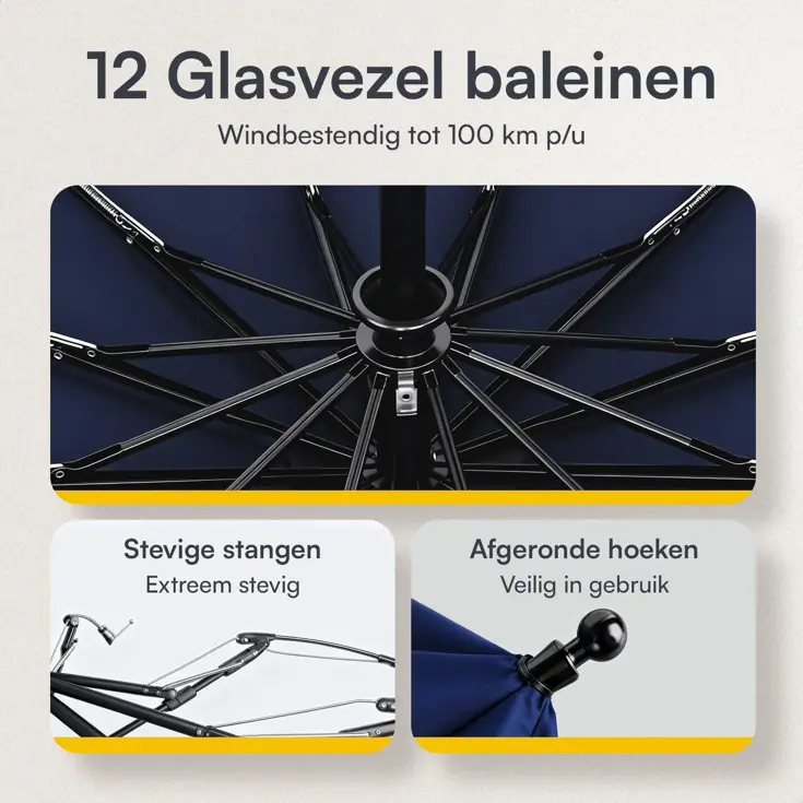 Stormparaplu met hoes