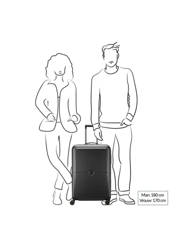 Delsey Turenne 2.0 Trolley M black |83 L