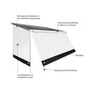 Thule sun blocker G2 voorwand 4,30x1,70m