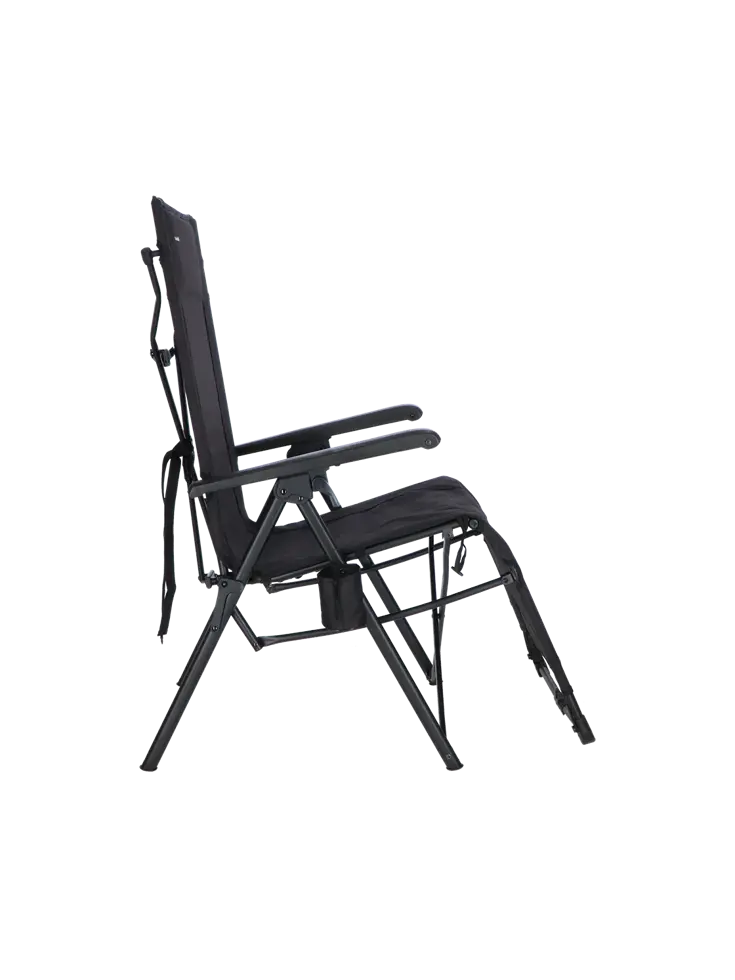 Festo relaxstoel vouwbaar graphite black