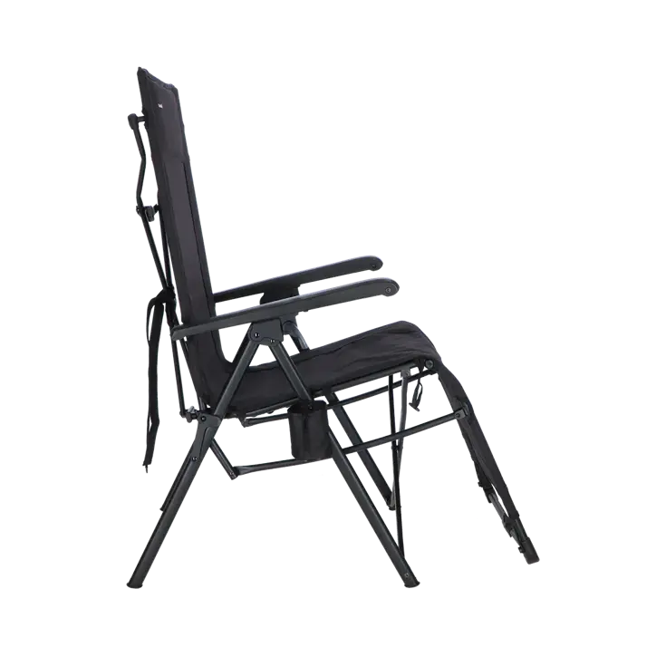 Festo relaxstoel vouwbaar graphite black