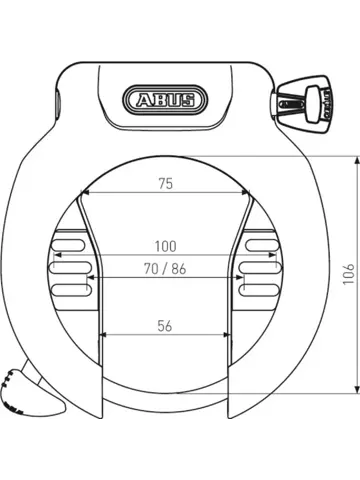 Pro Amparo 4750S R - Ringslot - Abus