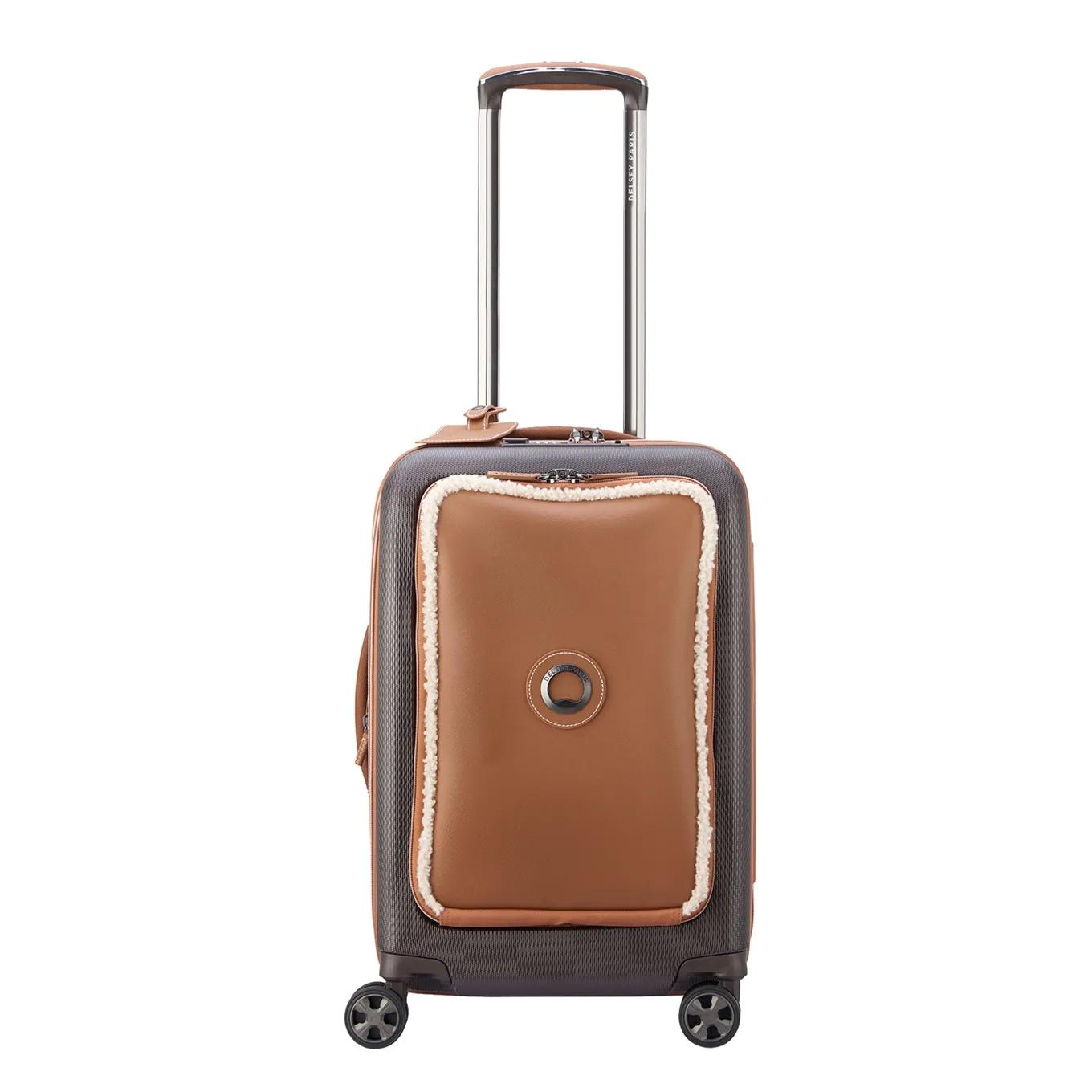 Delsey  carryon s expandable trolley 55 fleece  Bruin main product image