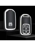 TPU Sleutelhoesje voor Honda zwart A4A