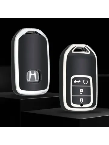 TPU Sleutelhoesje voor Honda zwart A4A