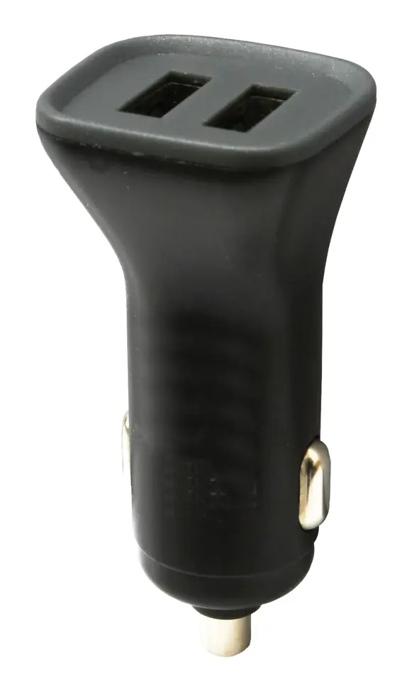 Duo USB-A Autolader 12/24V voor 2 apparaten