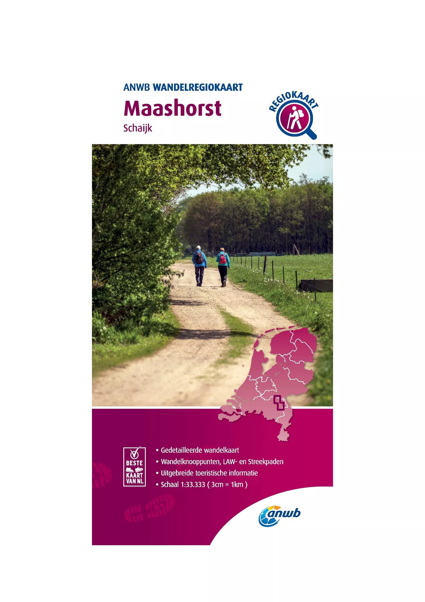 ANWB  Wandelkaart Maashorst main product image