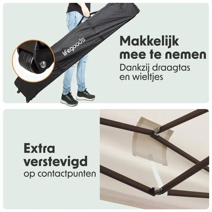 Partytent – 3x3 m – Easy-Up