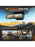 G900 Tripro cabin 3CH 4K Wifi GPS 256gb Mirror
