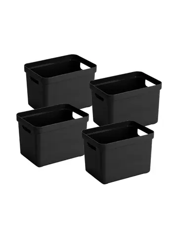 Sigma home - Opbergbox - 18L - 4-delig