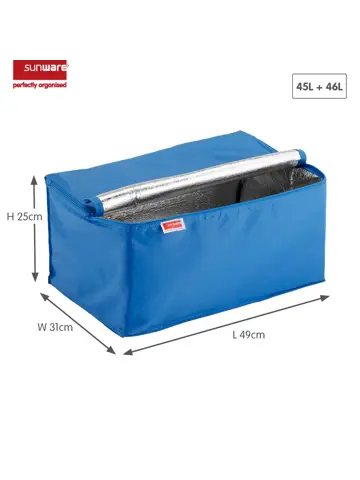 Square - Vouwkrat + koeltas - 46L