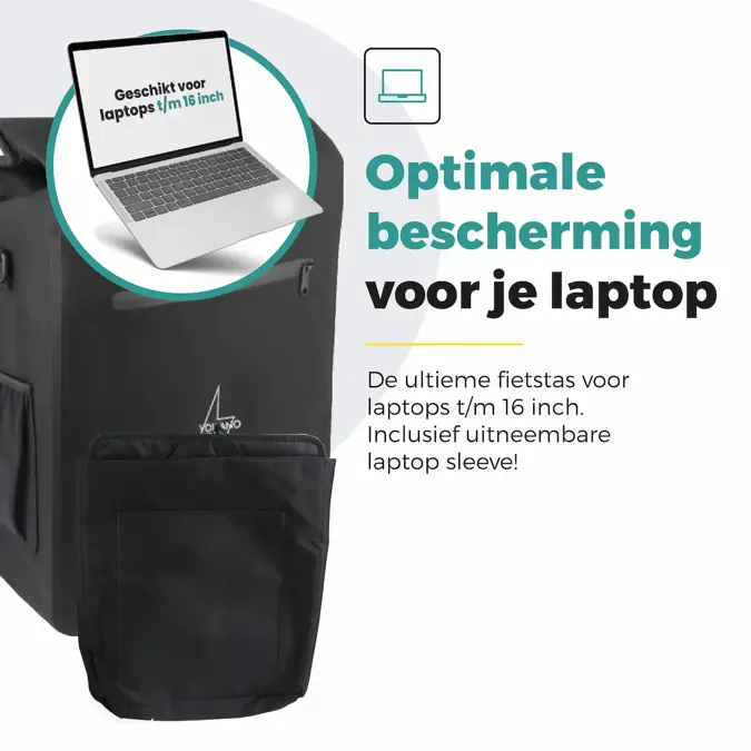 Voltano Luxe E-bike Fietstas / Rugtas