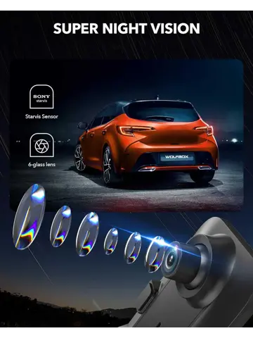 G840H 2K Wifi GPS 32gb Mirror dashcam