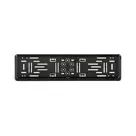 Zwarte ABS kentekenplaathouder 535x140 mm