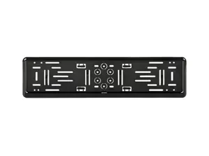 Zwarte ABS kentekenplaathouder 535x140 mm