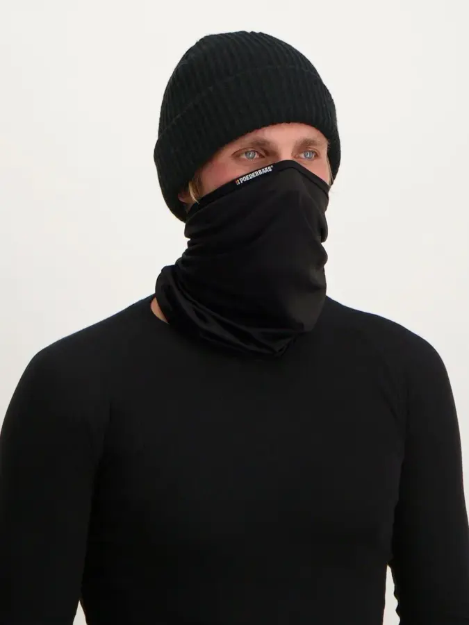 Poederbaas - Sport - Zwart - Nekwarmer