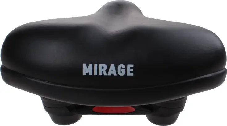 Mirage Zadel Tour Met Elastomeer - Zwart