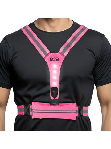 Hardloopvest met Opbergvak oplaadbaar