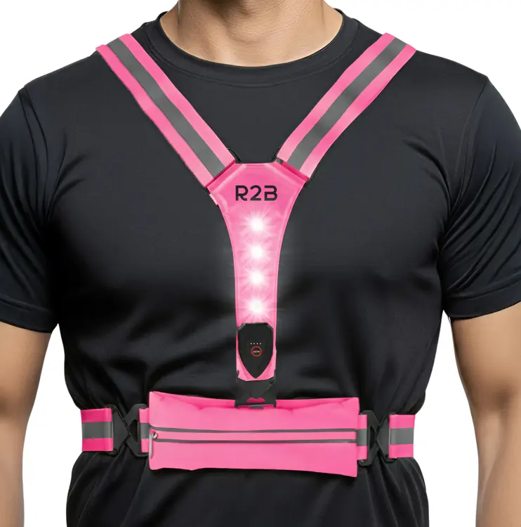 R2B Hardloopvest met Opbergvak oplaadbaar
